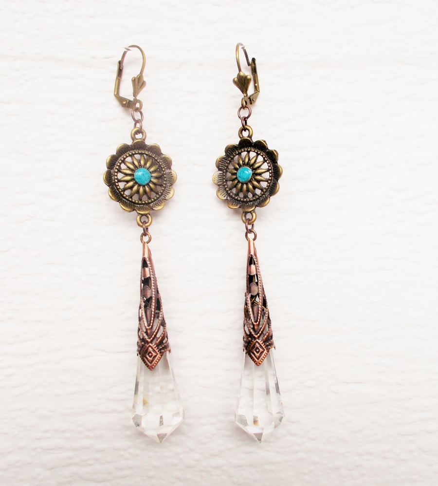 Upcycled Chandelier Earrings