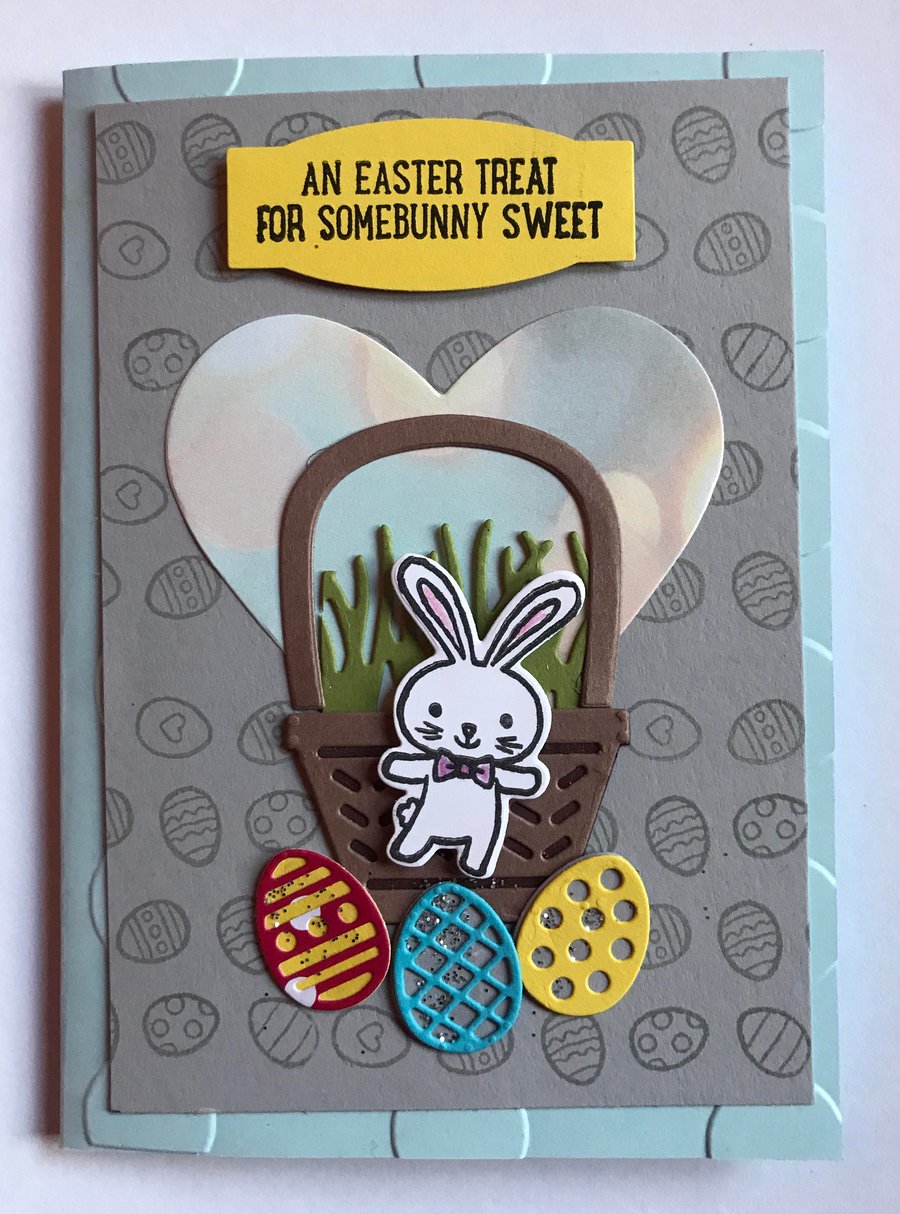 Easter "For Somebunny Sweet" Card & Gift Tag