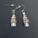Crystal Xmas Tree Earrings