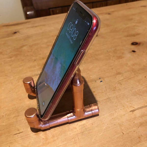 Copper Pipe Mobile Phone StandHolder
