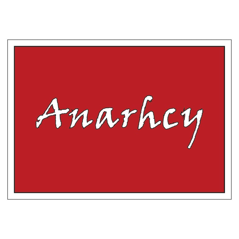 Anarhcy Postcard