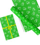 Gift Wrap Dog Paws-Hearts Design & Matching Gift Tag-Wrapping Paper-LG29