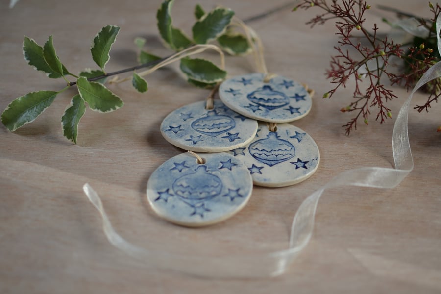 Lucky dip round Christmas decorations  - ADD ON PURCHASE