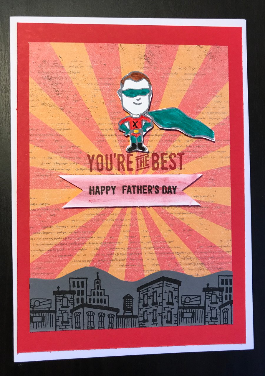Father's Day "Superhero" Card 