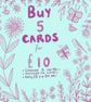 Autumn Fields, blank greetings card - Image 4