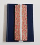 Handmade A5 Planner Zipper Pouch - Peach Floral Pen Holder - Image 3