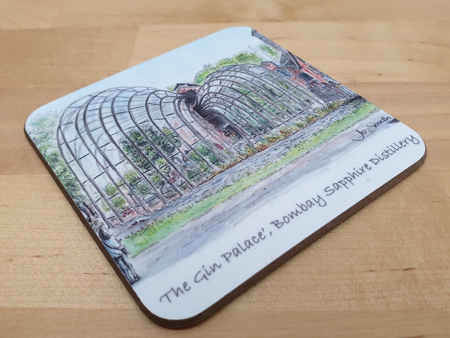 Gin Palace, Bombay Sapphire Distillery Coaster