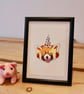 Happy Red Panda in Party Hat - Cute - Postcard - A6 Print - Image 3