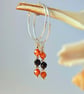 Sterling Silver Hoop & Gemstone Earrings, Birthday, Anniversary, Gifts For Her - Image 1