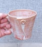 Coffee mug tea cup button hand thrown stoneware pottery ceramic - Image 4