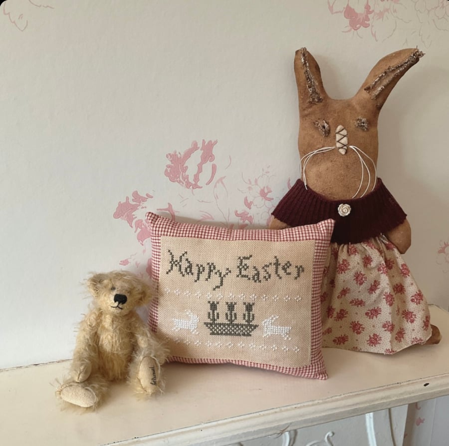 Easter cross stitchery