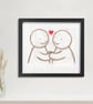 Hugs artwork 5, mounted, unframed - Image 3