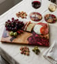 Handcrafted Wood and Red Charcuterie Boards - Scottish Decor - Gifting