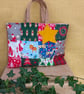 Fabric Christmas tote bag, Christmas gift bag, tote bags  gift bags - Image 2
