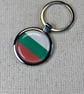 Bulgaria Flag Keyring