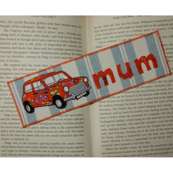 Bookmark Mini car for Mum