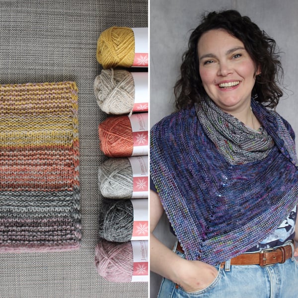 Only Connect Shawl Kit (warm colours)