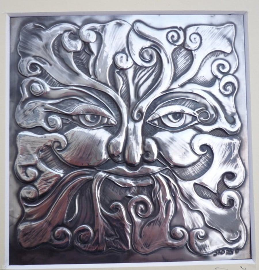 Green man wall art