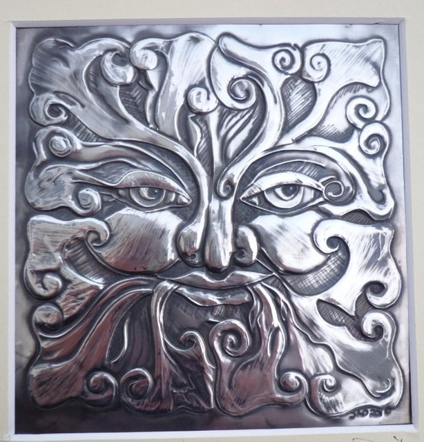 Green man wall art