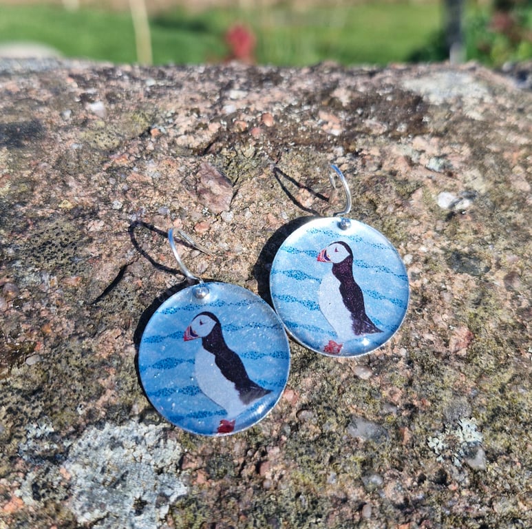 Tammie Norrie (Puffin) Aluminium Standard Earrings 