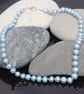 Light Blue Freshwater Pearl Necklace - Image 1
