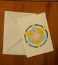 Star Mandala card, a 6 pointed star handmade card - Image 2