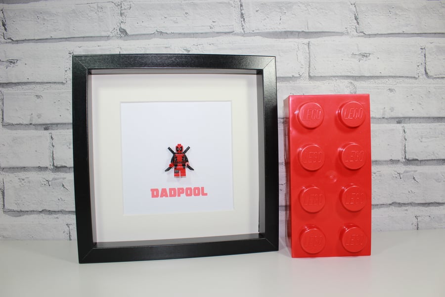 DEADPOOL - Fathers Day - DADPOOL - Quirky minifigure - Lego - Dad - Daddy