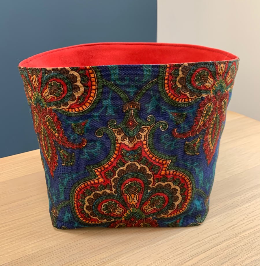 Large Liberty fabric basket