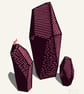 Donkey Monolith No.16 A2 three-colour linocut screen-print - Image 1