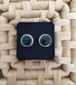 Glittering Teal Studs - Image 1