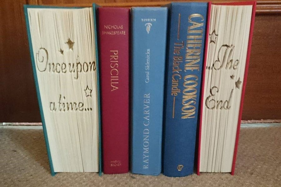 Once upon a time Bookend Book Folding Pattern - 2 X EMAILED PDF PATTERNS