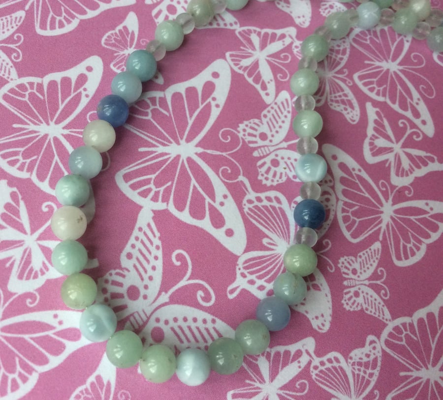 Pretty Delicate Beaded Necklace