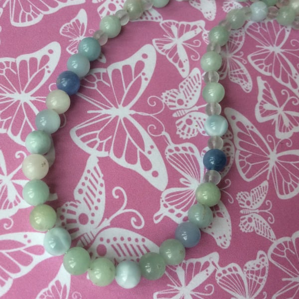 Pretty Delicate Beaded Necklace