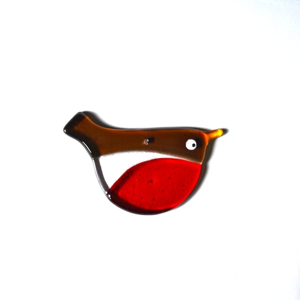 Fused Glass Robins