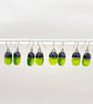 Spring Green Spotty Fused Glass Drop Earrings - Image 7