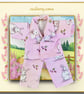 Reserved for Karen - Pink Rabbit Pyjamas - Image 1