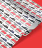 Personalised Formula 1 race car wrapping paper