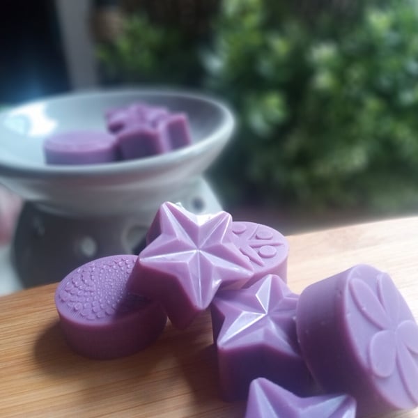 Sweet Fig & Bergamot Wax Melts 42g - Vegan Soy Wax - Hand poured in Edinburgh