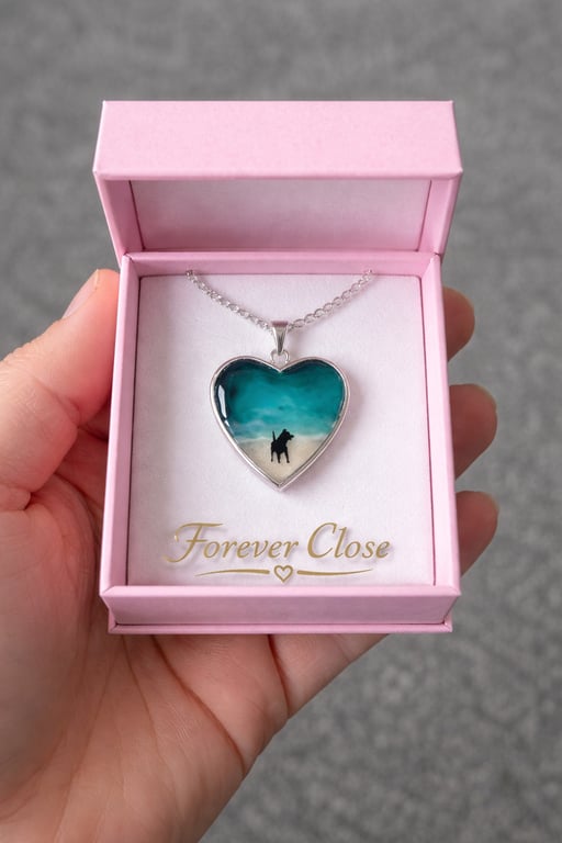 Memorial resin jewellery 