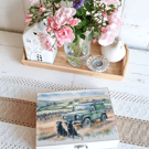 Land-rover Labrador Pine Wooden Trinket Box