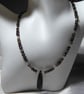 Sterling Silver and Smoky Quartz Necklace - Summer Seconds - Image 2