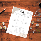Weekly Planner - Personalised 