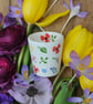 Wild Flowers Egg Cup - Hand Painted - SALE - Image 4