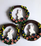 Easter Spring Rabbit Floral Wreath - Image 7