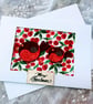 Robins & Berries Christmas Card. - Image 2