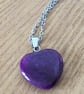 Chakra cabochon heart pendant necklace  - Image 3