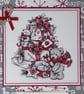 Teddy and gifts Christmas card - Image 2