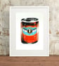 Irn Bru Hand Pulled Limited Edition Screen Print - Image 1
