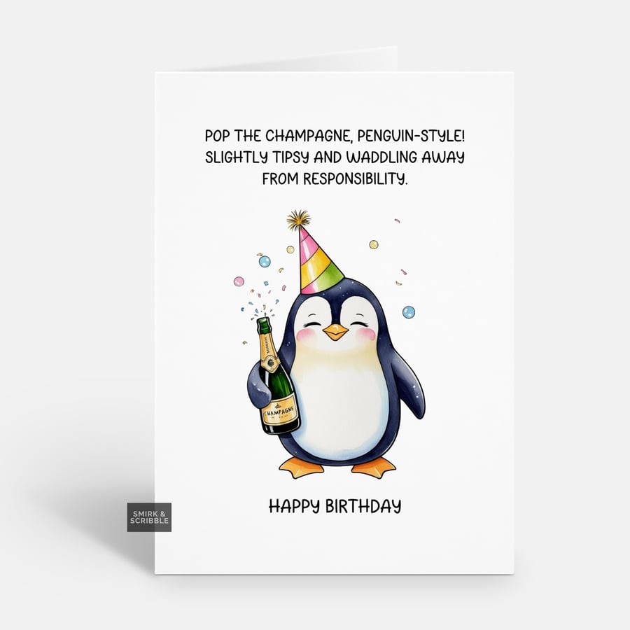 Unique Funny Birthday Card For Him Or Her 