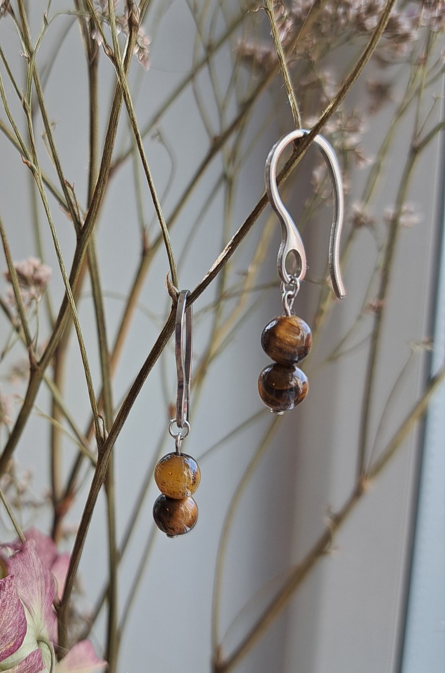  Tigers Eye Earrings